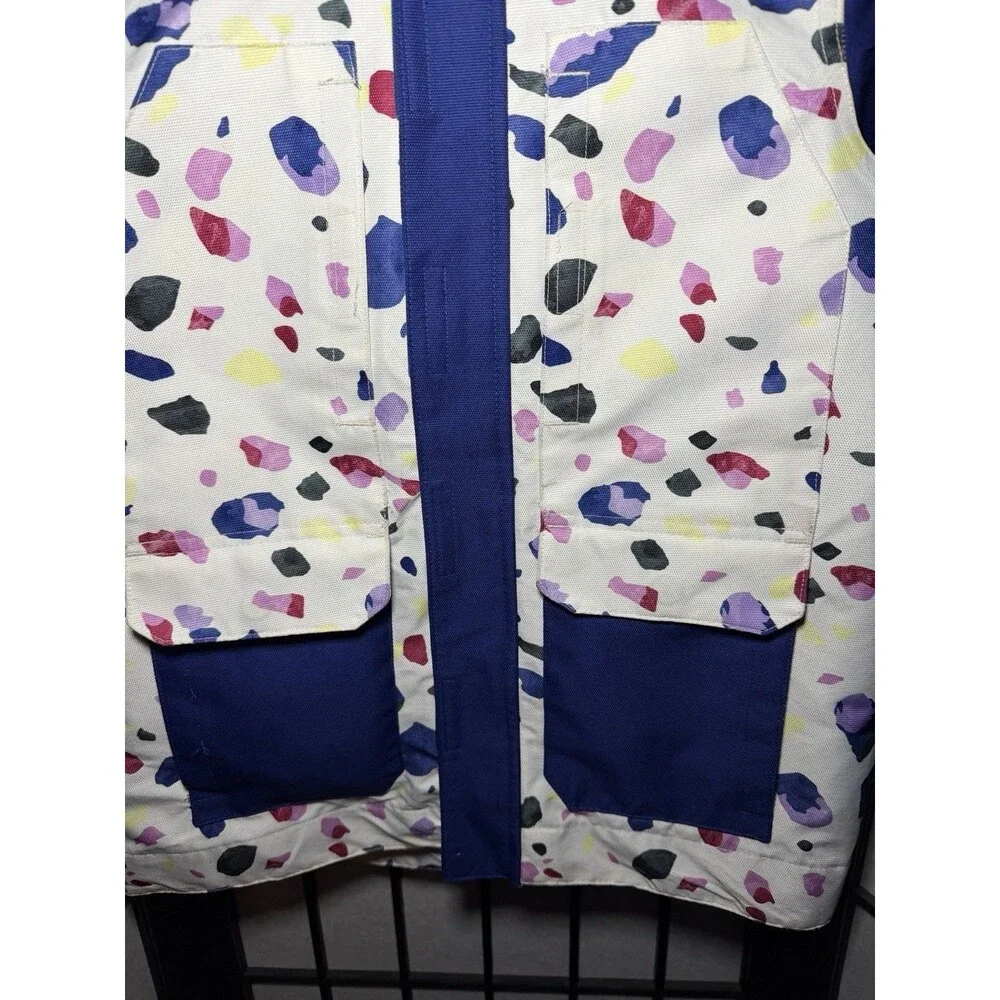 DSG Size Small Girls 3 In 1 Terrazo Print Hooded Ski Jacket‎